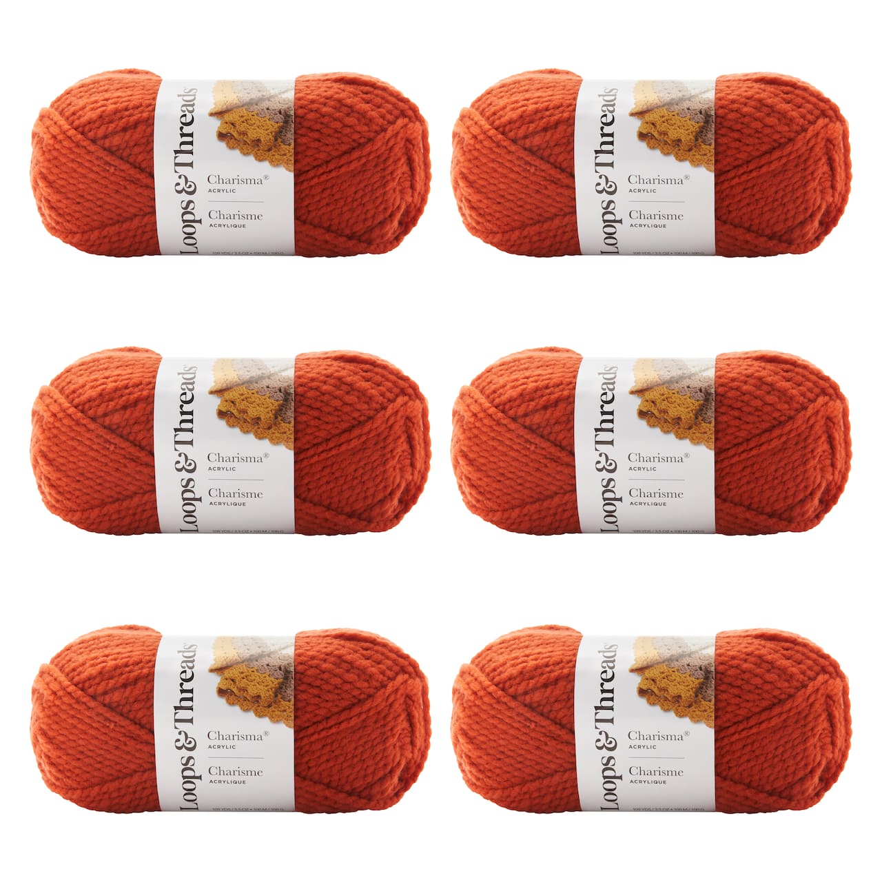 6 Pack: Charisma® Yarn by Loops & Threads®